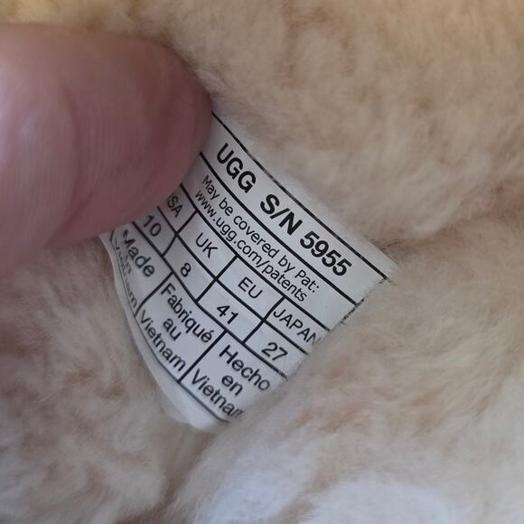 NEW UGG Women Tasman Suede Comfort Lightweight Slip On Slippers Size 10 Chestnut - Picture 8 of 9